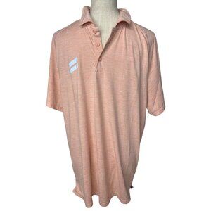 Hurley Mens Peach Polo Shirt Size L